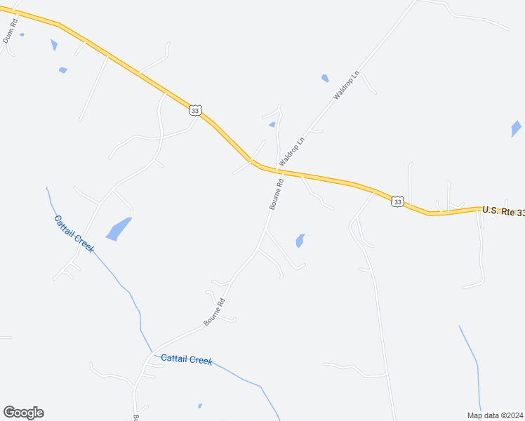 map of restaurants, bars, coffee shops, grocery stores, and more near 15365 Bourne Road in Montpelier