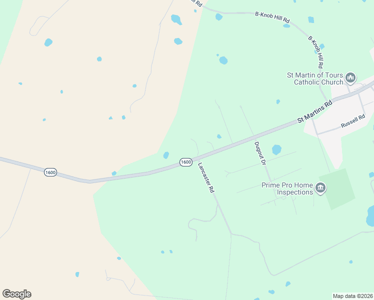 map of restaurants, bars, coffee shops, grocery stores, and more near 1200 Saint Martins Road in Vine Grove