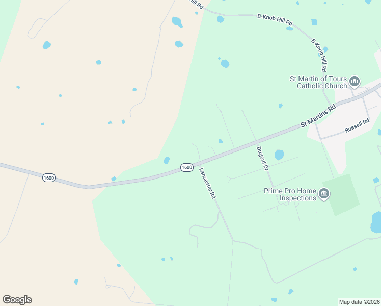 map of restaurants, bars, coffee shops, grocery stores, and more near 1200 Saint Martins Road in Vine Grove