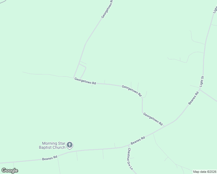 map of restaurants, bars, coffee shops, grocery stores, and more near Georgetown Road in Heathsville