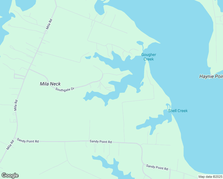 map of restaurants, bars, coffee shops, grocery stores, and more near 83 South Circle in Heathsville