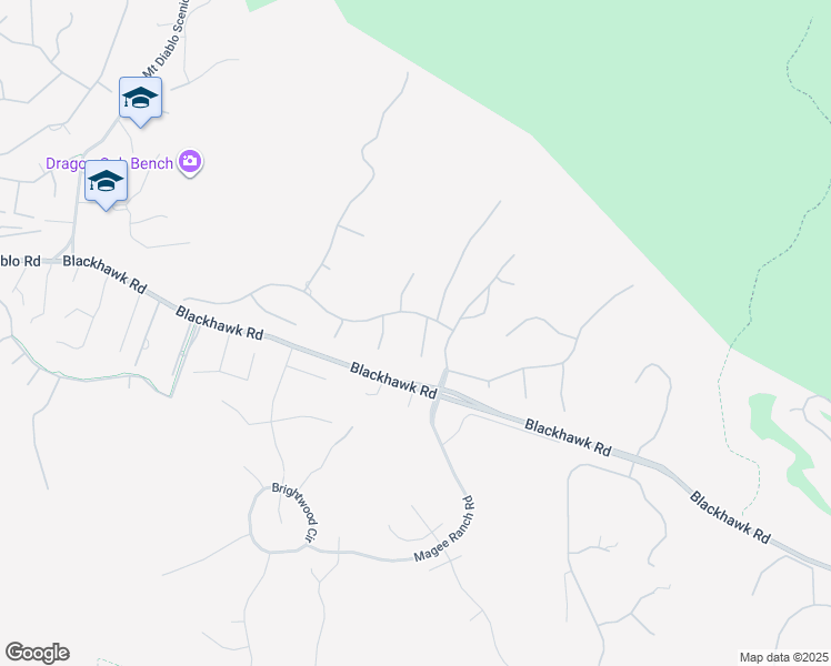 map of restaurants, bars, coffee shops, grocery stores, and more near 2031 Scarlet Oak Place in Danville