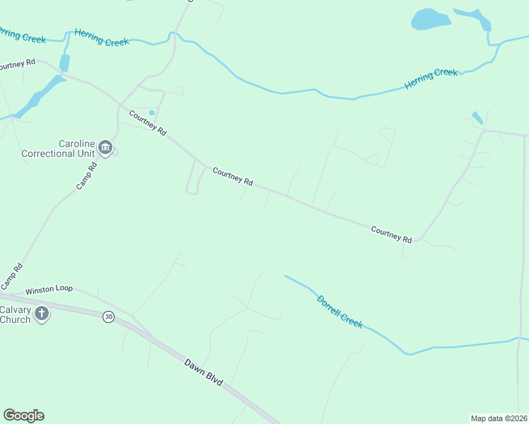 map of restaurants, bars, coffee shops, grocery stores, and more near 19030 Courtney Road in Hanover