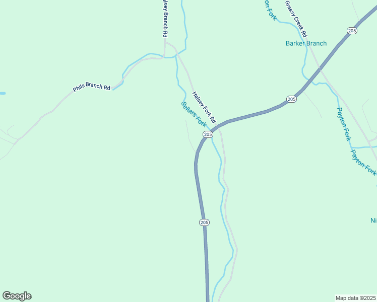 map of restaurants, bars, coffee shops, grocery stores, and more near Kentucky 205 in Mize