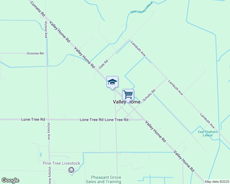 map of restaurants, bars, coffee shops, grocery stores, and more near 13231 Pioneer Avenue in Oakdale