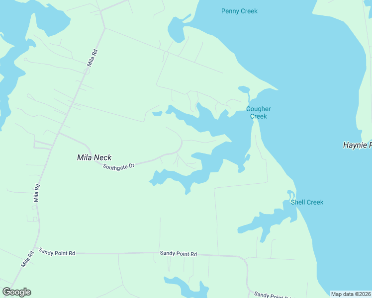map of restaurants, bars, coffee shops, grocery stores, and more near 81-83 South Circle in Heathsville