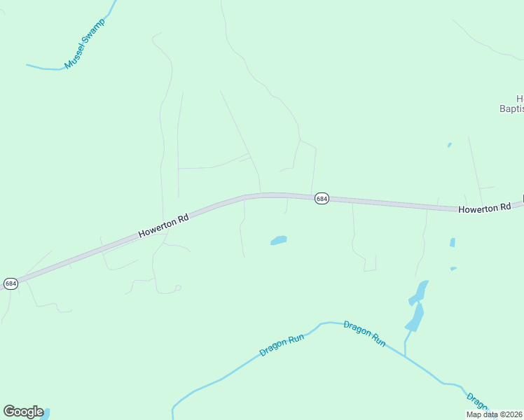 map of restaurants, bars, coffee shops, grocery stores, and more near 2064 Howerton Road in Dunnsville