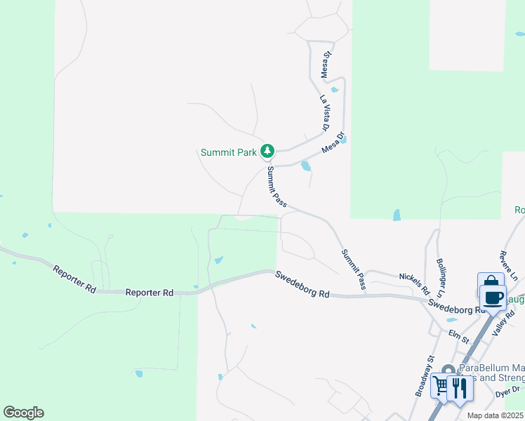 map of restaurants, bars, coffee shops, grocery stores, and more near 204 Majestic in Waynesville