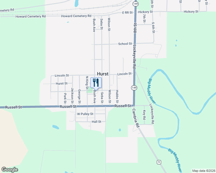 map of restaurants, bars, coffee shops, grocery stores, and more near 111 Wilson Street in Hurst