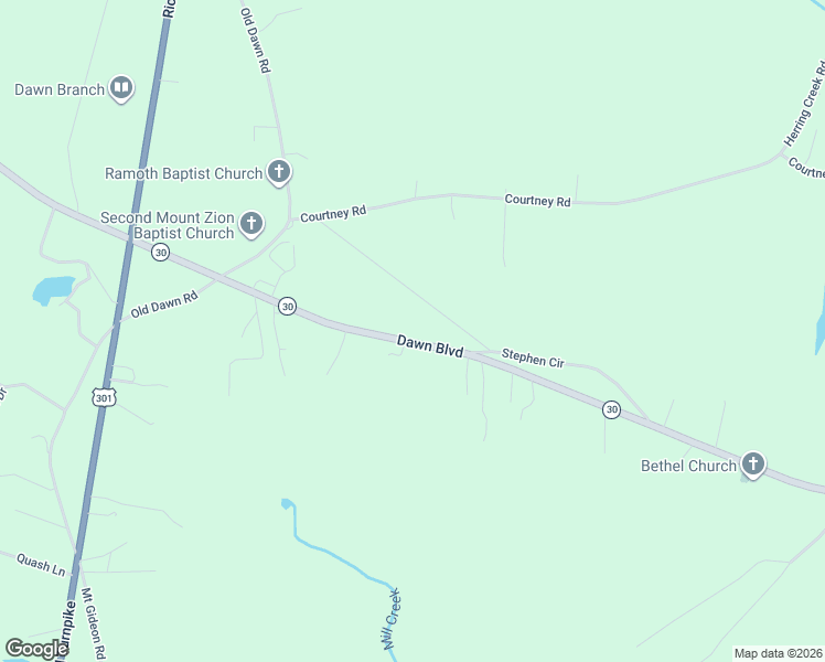 map of restaurants, bars, coffee shops, grocery stores, and more near 16507 Dawn Boulevard in Hanover