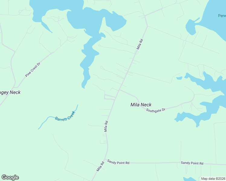 map of restaurants, bars, coffee shops, grocery stores, and more near 1367-1395 Mila Road in Heathsville