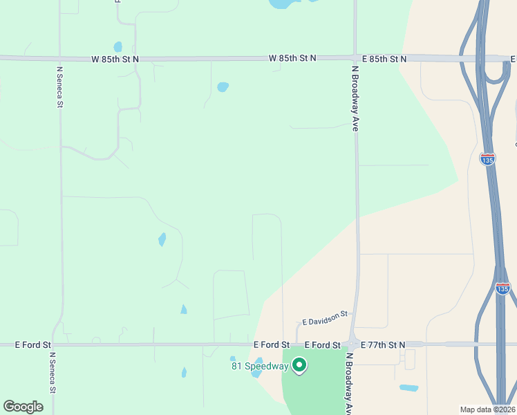 map of restaurants, bars, coffee shops, grocery stores, and more near 8127 South Broadway in Valley Center