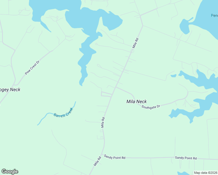 map of restaurants, bars, coffee shops, grocery stores, and more near 1367 Mila Road in Heathsville