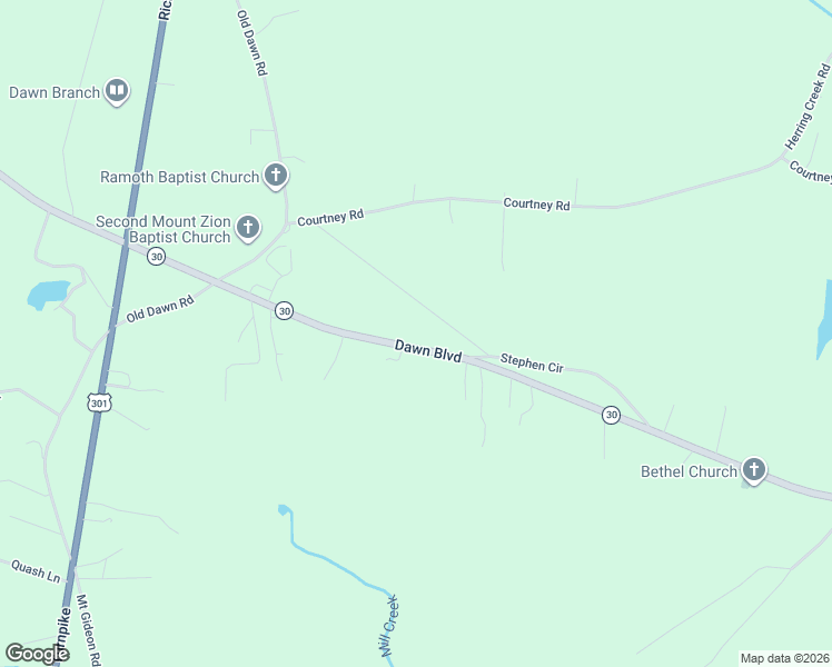 map of restaurants, bars, coffee shops, grocery stores, and more near 16507 Dawn Boulevard in Hanover