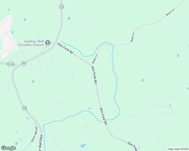 map of restaurants, bars, coffee shops, grocery stores, and more near 1266 Elm Fork Rd in Nicholasville