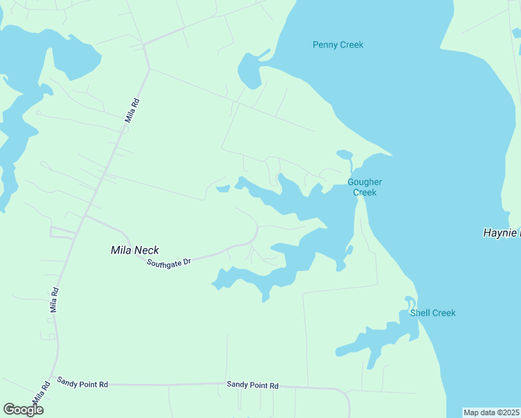 map of restaurants, bars, coffee shops, grocery stores, and more near 728 Southgate Drive in Heathsville