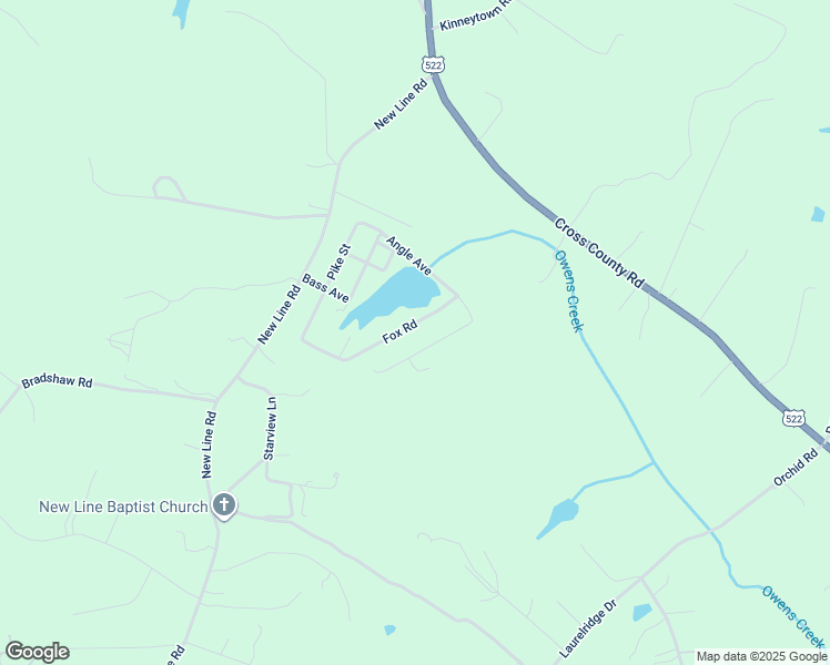 map of restaurants, bars, coffee shops, grocery stores, and more near 172 Fox Road in Gum Spring