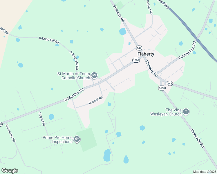 map of restaurants, bars, coffee shops, grocery stores, and more near 121-127 Old Oak Drive in Vine Grove