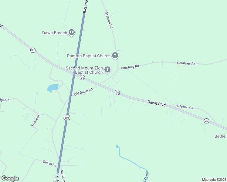 map of restaurants, bars, coffee shops, grocery stores, and more near 16419 Dawn Boulevard in Hanover