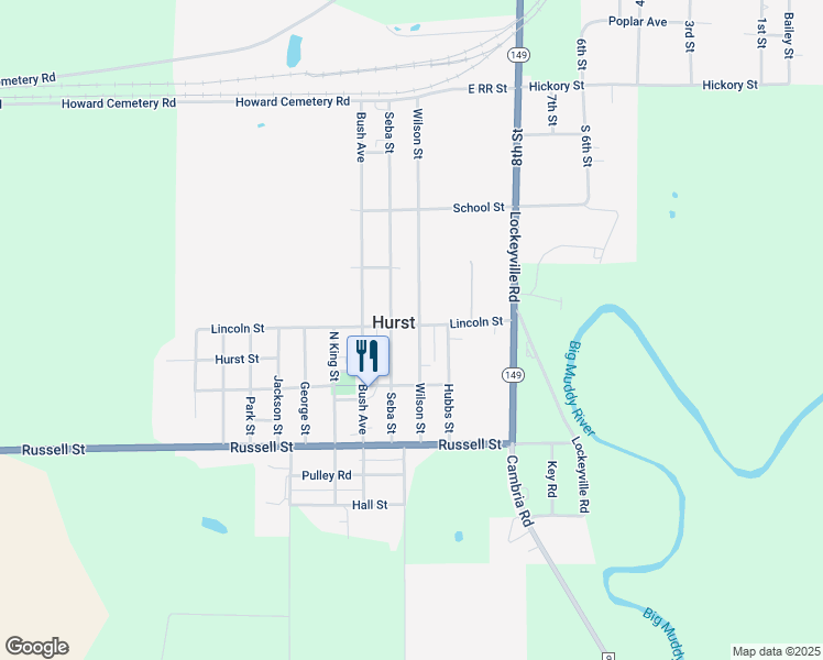 map of restaurants, bars, coffee shops, grocery stores, and more near 202-210 Lincoln St in Hurst