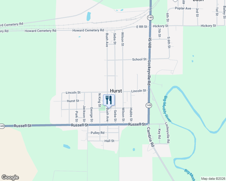 map of restaurants, bars, coffee shops, grocery stores, and more near in Hurst