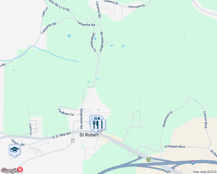 map of restaurants, bars, coffee shops, grocery stores, and more near 107 Phillips Street in Waynesville