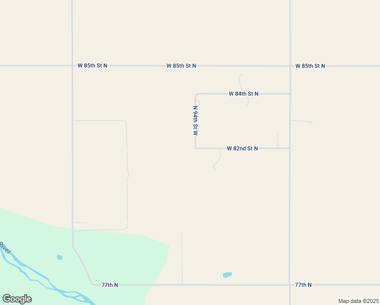map of restaurants, bars, coffee shops, grocery stores, and more near 9525 West 82nd Street North in Valley Center