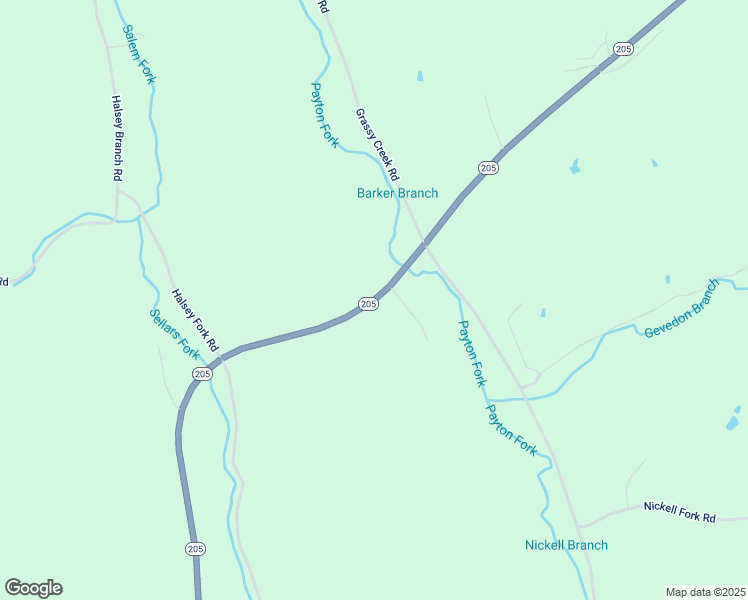map of restaurants, bars, coffee shops, grocery stores, and more near Kentucky 205 in Mize