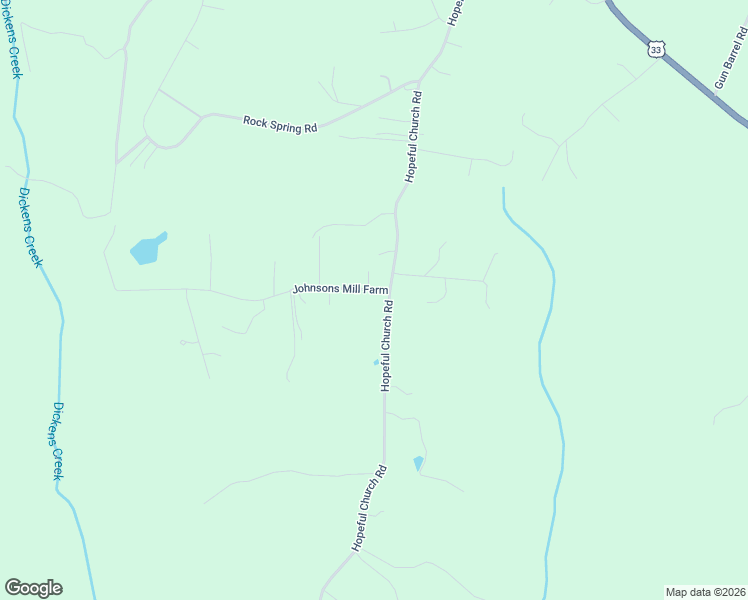 map of restaurants, bars, coffee shops, grocery stores, and more near 15427 Hopeful Church Road in Bumpass