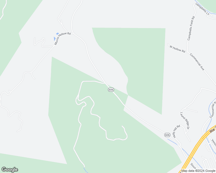 map of restaurants, bars, coffee shops, grocery stores, and more near Sulfur Spring Road in Clifton Forge