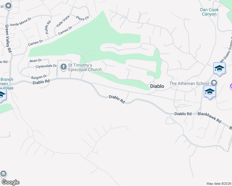 map of restaurants, bars, coffee shops, grocery stores, and more near 1760 Alameda Diablo in Diablo