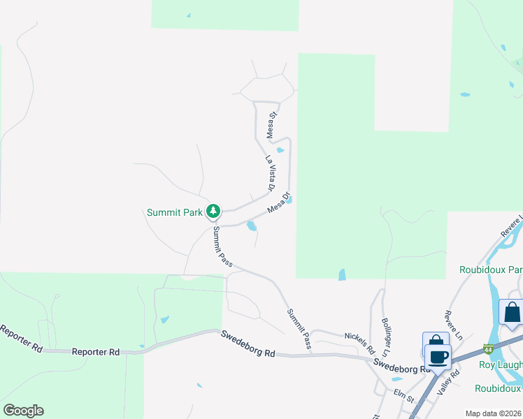 map of restaurants, bars, coffee shops, grocery stores, and more near 134 Mesa Drive in Waynesville