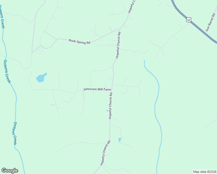 map of restaurants, bars, coffee shops, grocery stores, and more near 15427 Hopeful Church Road in Bumpass