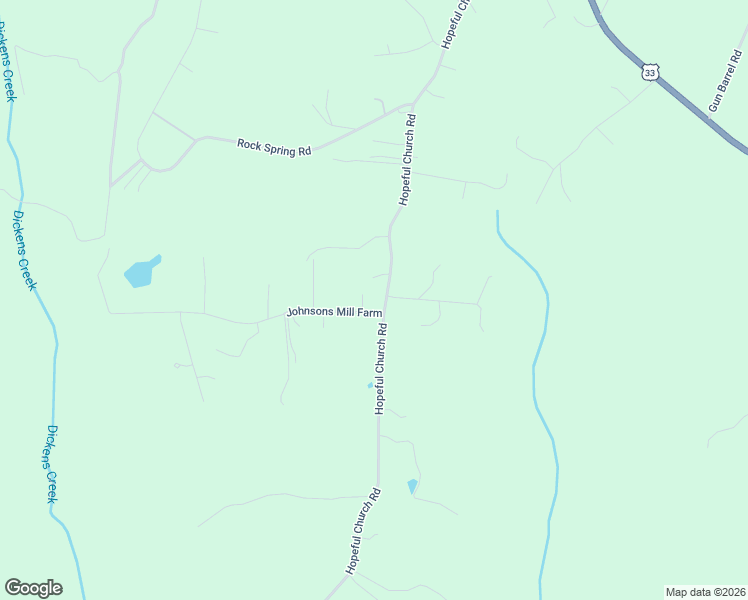 map of restaurants, bars, coffee shops, grocery stores, and more near 15427 Hopeful Church Road in Bumpass