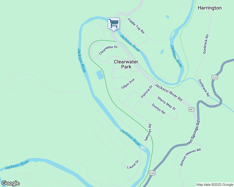 map of restaurants, bars, coffee shops, grocery stores, and more near 205 Woodbrook Drive in Covington