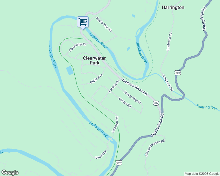 map of restaurants, bars, coffee shops, grocery stores, and more near 200-228 Dustys Road in Covington