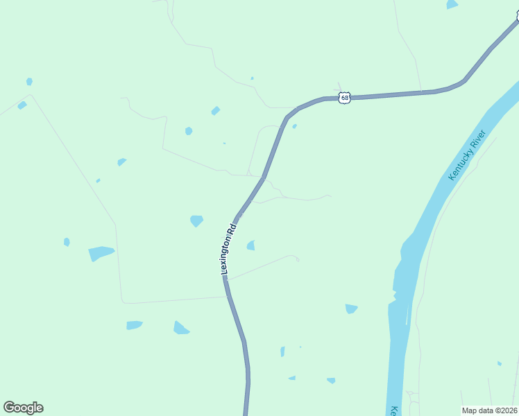 map of restaurants, bars, coffee shops, grocery stores, and more near 4166 Lexington Road in Harrodsburg