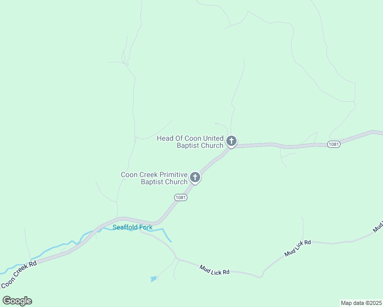 map of restaurants, bars, coffee shops, grocery stores, and more near 5563 Coon Creek Road in Salyersville