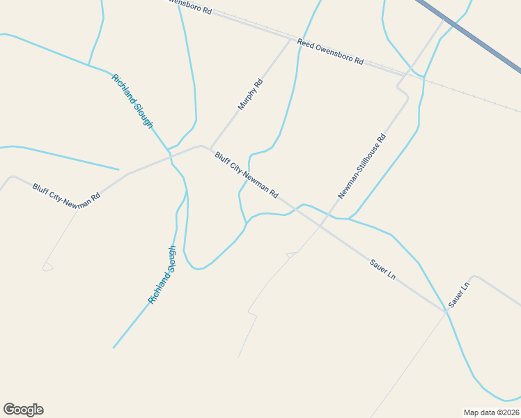 map of restaurants, bars, coffee shops, grocery stores, and more near 11000-11050 Bluff City-Newman Road in Reed