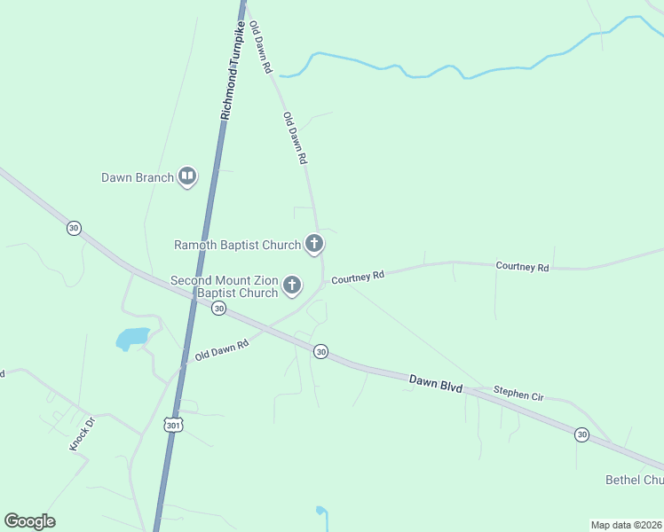 map of restaurants, bars, coffee shops, grocery stores, and more near 16357 Courtney Road in Hanover