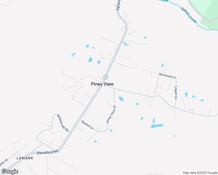 map of restaurants, bars, coffee shops, grocery stores, and more near in Piney View