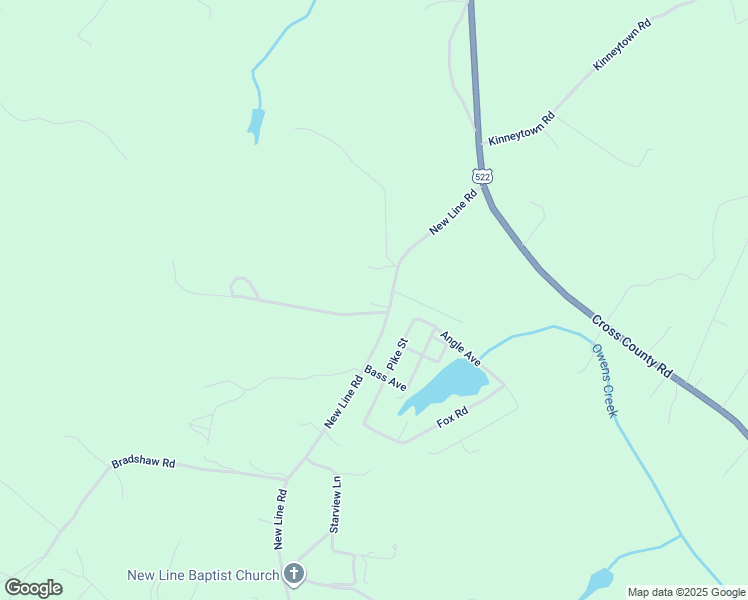 map of restaurants, bars, coffee shops, grocery stores, and more near 5609 New Line Road in Gum Spring