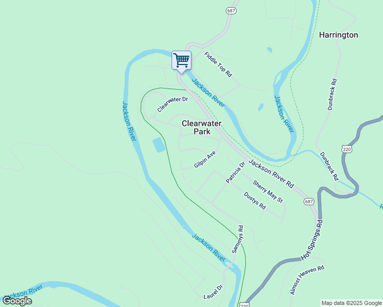 map of restaurants, bars, coffee shops, grocery stores, and more near 507 Clearwater Drive in Covington