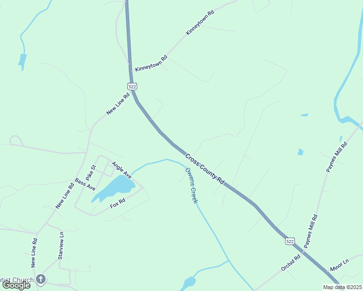 map of restaurants, bars, coffee shops, grocery stores, and more near 6782 Cross County Rd in Mineral