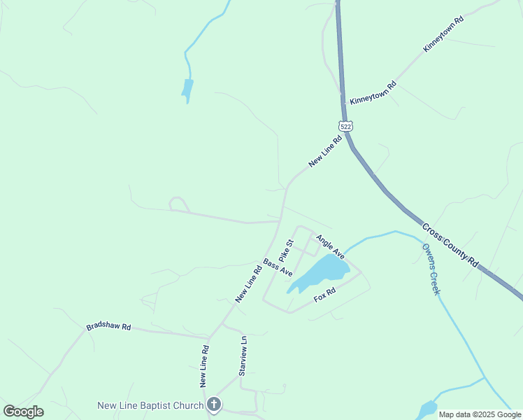 map of restaurants, bars, coffee shops, grocery stores, and more near 5609 New Line Road in Gum Spring