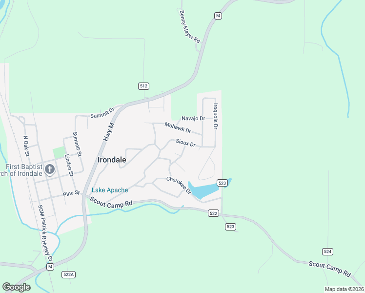 map of restaurants, bars, coffee shops, grocery stores, and more near 209 Seminole in Irondale