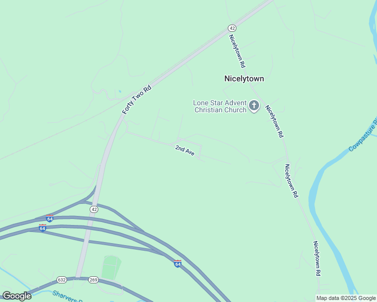 map of restaurants, bars, coffee shops, grocery stores, and more near 2nd Avenue in Alleghany County