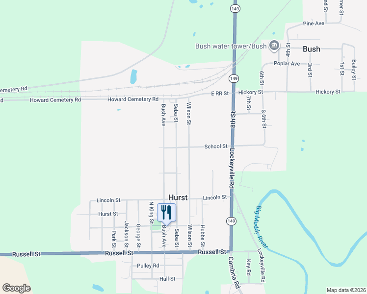 map of restaurants, bars, coffee shops, grocery stores, and more near in Hurst