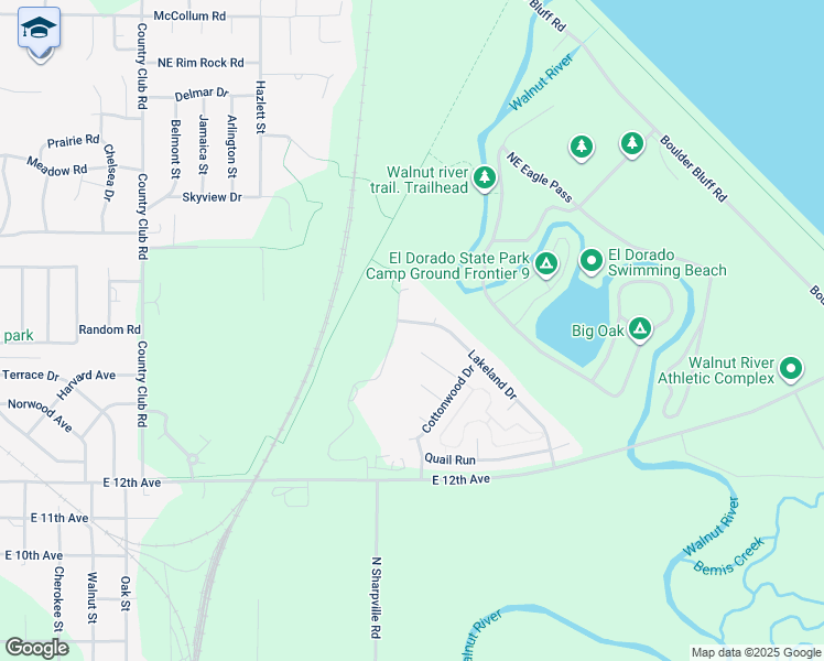 map of restaurants, bars, coffee shops, grocery stores, and more near 1724 Candace Lane in El Dorado