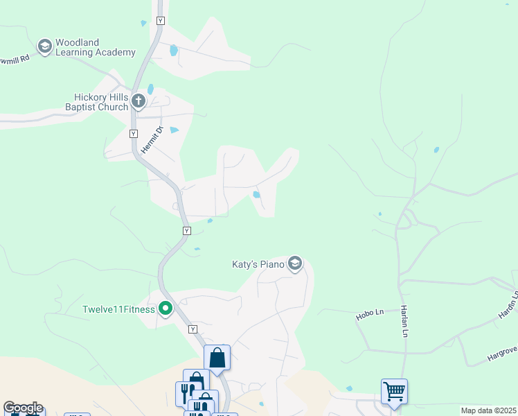 map of restaurants, bars, coffee shops, grocery stores, and more near 22680 Hanley Lane in Saint Robert